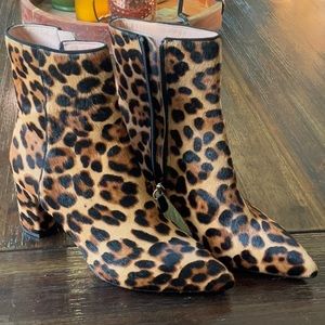 Cheetah ankle boots
